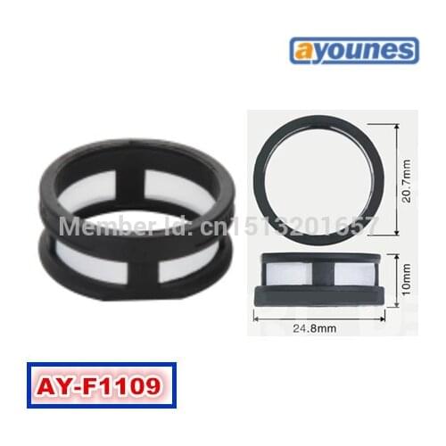 500pieces auto spare parts fuel injector filter for Nissan 300ZX 270CC,1994 1995 1996 VG30DE 3.0L (size24.8x20.7x10mm,AY-F1109)
