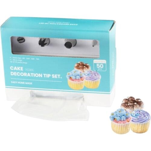 Forms for Baking Set Cake Decoration Tools Dessert Ornament Bags Silk Flower Tips Kitchen Nozzles Pastry Accessories Gadgets