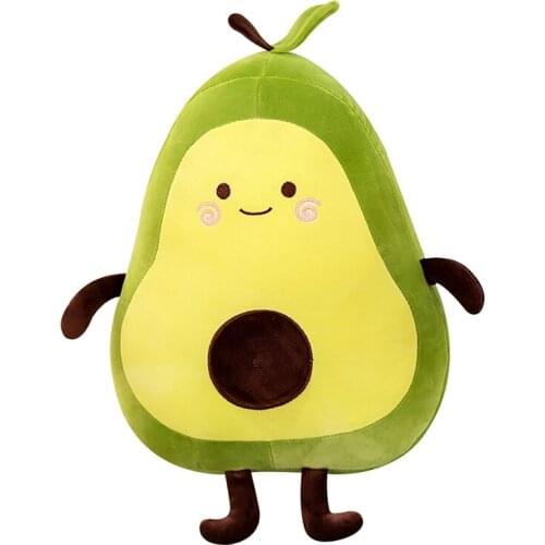 Simulation Avocado Plush Toy Avocado Plush Toys Food Avocado Plush Cute Fruit Stuffed Doll Is Gift for Child and Friend