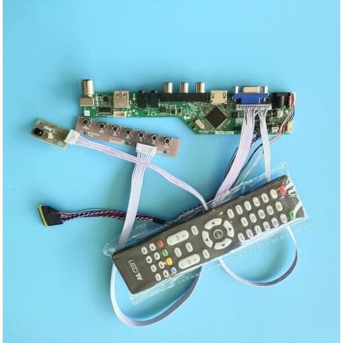 Kit for LP156WF2-TLA1/TLA2 1920x1080 Display Screen Panel USB HDMI LVDS TV VGA AV Remote Controller Board 40pin Audio LCD 15.6"