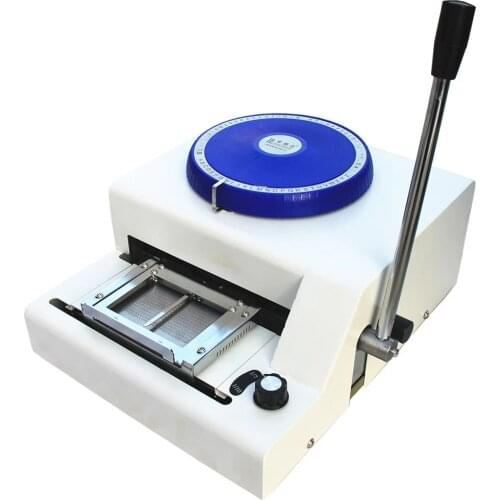 VIP Card Punch Code Machine Convex Code Printer Pressure coding Machine PVC Manual Embossing Machine