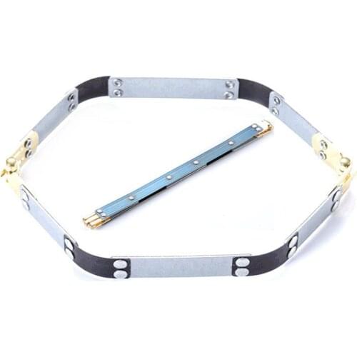 Metal Internal Frame Clasp Lock For Coin Bag Purse Vintage Internal Flex Handbag Handle DIY Sewing Bags Accessories