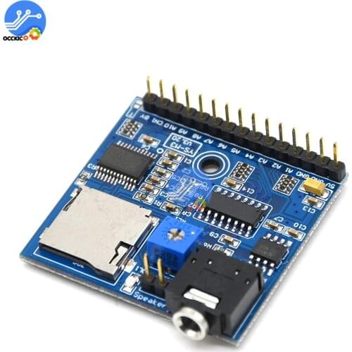 DC 5V MP3 voice player module supporting MP3 WAV DIY kit sound amplifier board volume control sub board speaker speakers