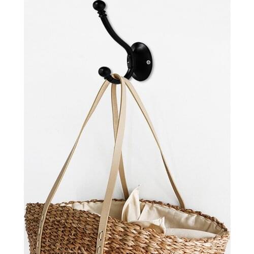 Wall Hook Wooden Cabinet Doors Coat Hat Hooks European-style Antique Home Decor Wall Hangers For Clothes Ganchos Para Ropa