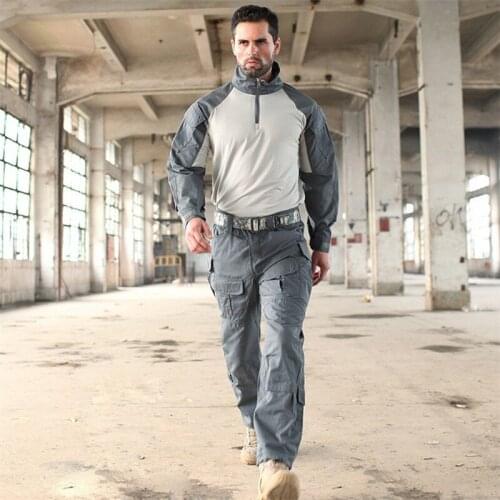 New Jacket Man Army Military Tactical Sets Cargo Pants Uniform Waterproof Camouflage Tactical Military Combat Uniform