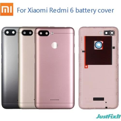 Original Housing Case For Xiaomi Redmi 6/6A Battery Back Cover Replacement Parts Case For Redmi6/6A Rear Back Cover