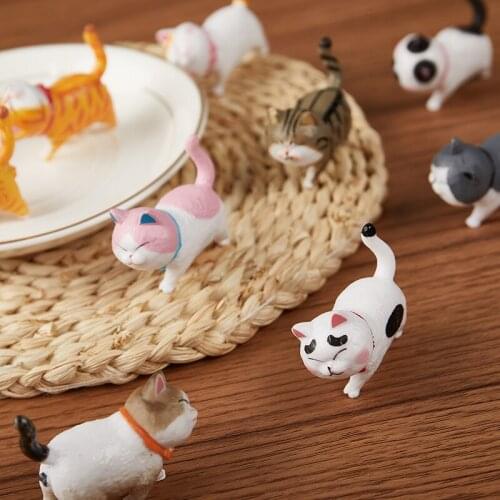 Lovely Cat Ornaments Creative Girl Ornaments Student Personality Home Decoration Accessories Desktop Model Birthday Gift