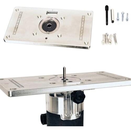 Trimming Machine Auxiliary Tools Aluminum Alloy Flip Board DIY hand Trimming Machine Router Tools Woodworking Tools