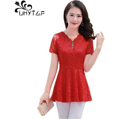 Женские голубые рубашки UHYTGF China At AliExpress