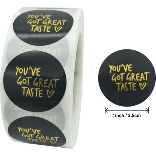 Custom Floral Thank You Adhesive Sticker DIY Gift Packaging Decoration Seal Label Paper Sealing Label