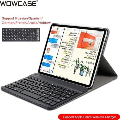 WOWCASE Keyboard For iPad Pro 11 Case Magnetic Smart Wireless Bluetooth For iPad 2018 11/12.9/9.7 inch Cases Wireless Keyboard