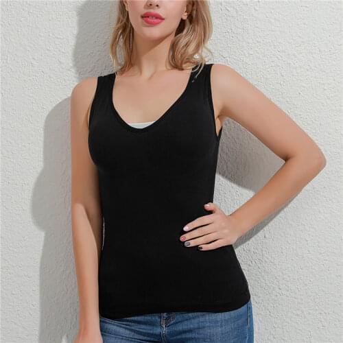 2021 Womens Flannel Bra Winter Autumn Lingerie Vest Thermal Plush Underwear V-Neck Thick Warm Elastic Shirt Crop Top Underwear