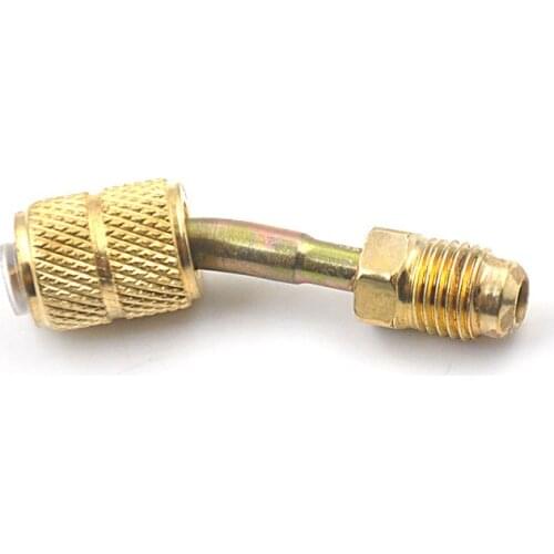 Gold Stable R410A Gauges Hose Adapter Conditioner Air Conditioning Charging Valve Refrigeration Adapter Connector Adaptor