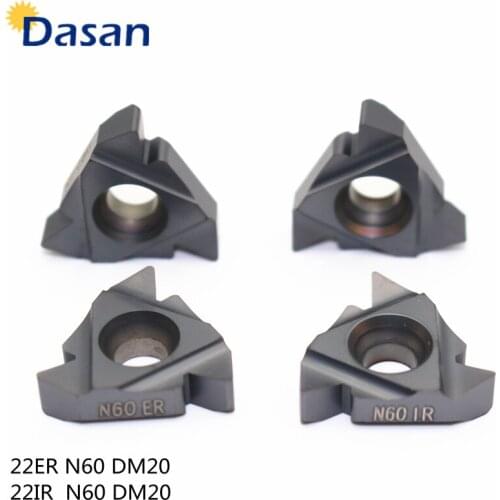10pcs 22 er n60 n55 5ACME dm20 Carbide Inserts Thread Turning Tools Internal Lathe Cutter Threading Tool Hoder