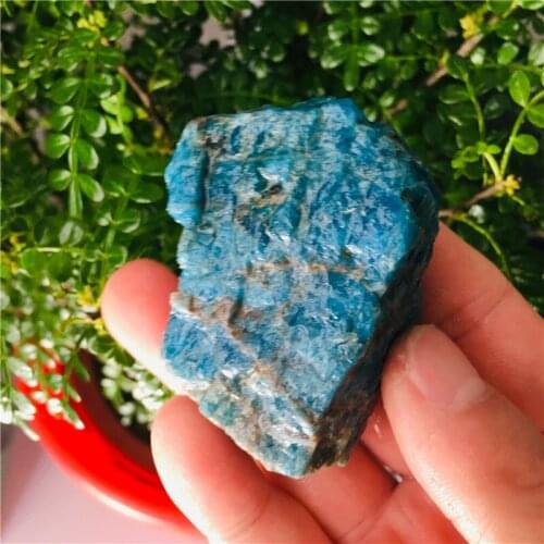 130-160g Natural crystal apatite raw stone energy healing crystal specimens