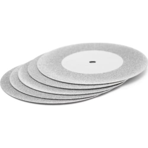 5pcs 50mm Diamonte Cutting Discs Drill Bit Shank For Rotary Tool Blade