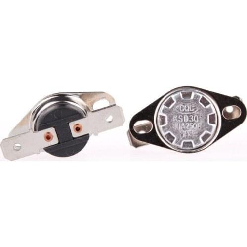 5pcs Temperature Switch Thermostat KSD301 60Centigrade NC