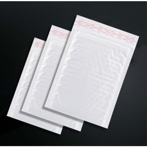50pc Plastic White Foam Envelope Bag Mailers Padded Shipping Envelope with Bubble Mailing Bag Gift Wrap Packaging Bags 20*25cm