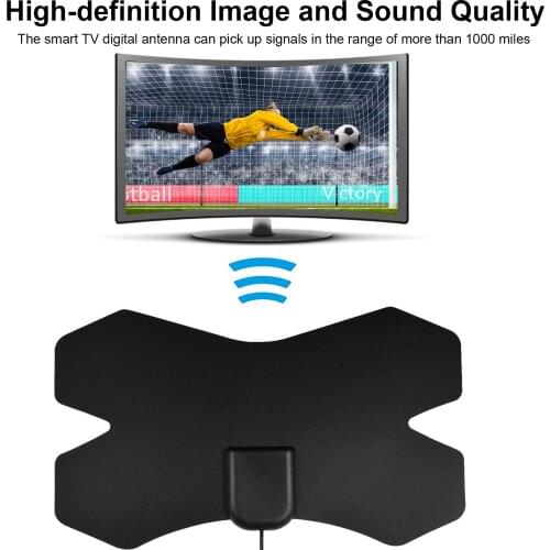 Antenna Amplifier 2000 Mile Range HD 4K TV Antenna 1080P Digital TV Stick Digital Indoor HDTV Signal Receiver Appropriate