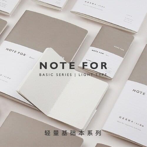 Basic Series Light Type Fashion Ruled Graph Dot B5 Portable Style 36 Sheets 72 Paper A5 Blank Notebook