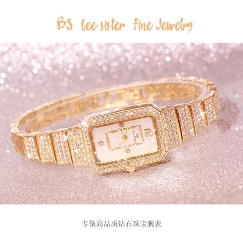 Unique Silver Watch Women Waterproof Stainless Steel Wrist Watch with Reverse Gear Square Classic Elegant Womens Luxury Watch