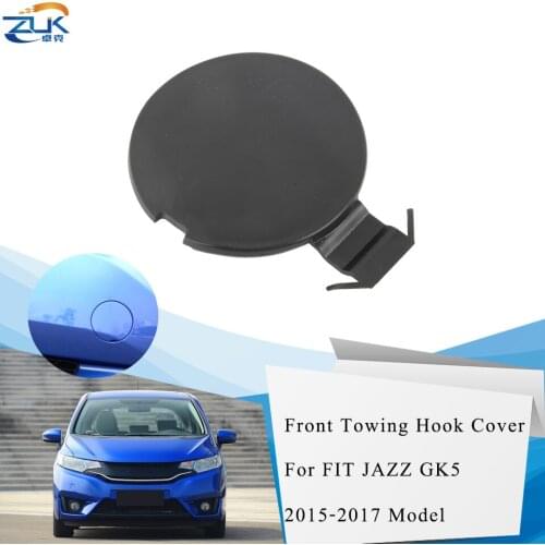 ZUK Car Front Bumper Towing Hook Cover For HONDA FIT JAZZ GK5 2015-2017 Hauling Hook Cap 71104-T5H-H00 No Painted