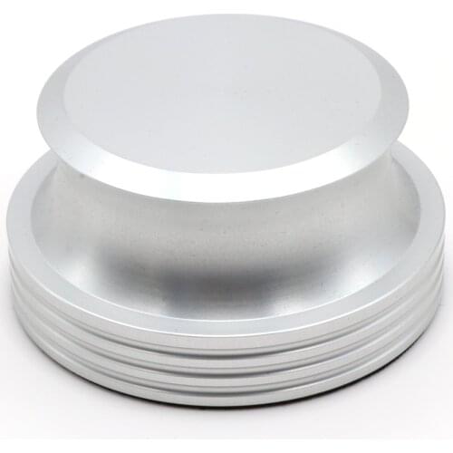 Hifi Silver Turntables Stabilizer Clamp LP Vinyl Turntables Disc for Record Stabilizer Weight Vibration Balanced
