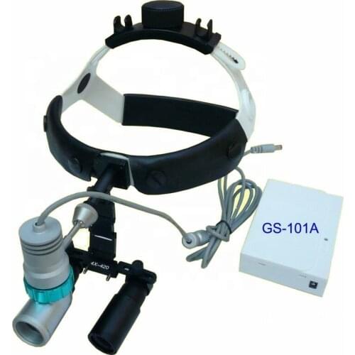 Surgical LED headlight binocular loupes cardiac surgery