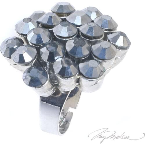 Ring avant-garde CRISACE Collection CROWN