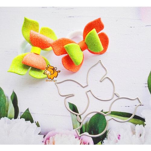 Wing Bowknot Tie Metal Cutting Dies Stencil Template For DIY Scrapbooking Embossing Paper Card Album Decoration Craft New Dies