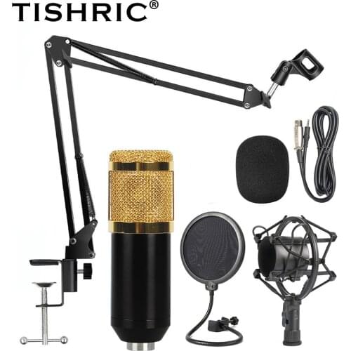 BM-800 Professional Condenser Microphone BM 800 Karaoke Microphone For Singing Sound Card Game PC Microphone For PC Mic Kit