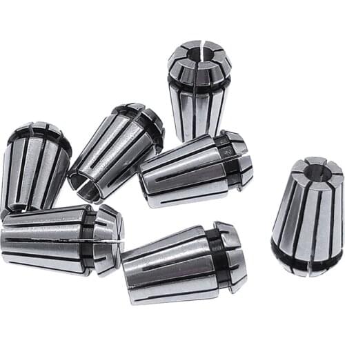 ER11 spring chuck 1/2/3/4/5/6/7mm spring collet tool holder for CNC engraving machine&milling lathe 1/4 1/8