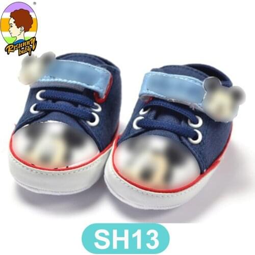 Risunnybaby Infant Toddler Shoes Newborn Baby Boys Girls First Walkers Toddler Cartoon Anime Non-Slip Children Shoes