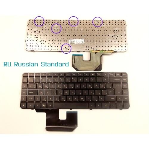 Russian RU Version Keyboard for HP Pavilion DV6-3000 DV6-3129NR DV6-3130 DV6-3130US DV6-3100 DV6T-3000 DV6Z-3000 Laptop