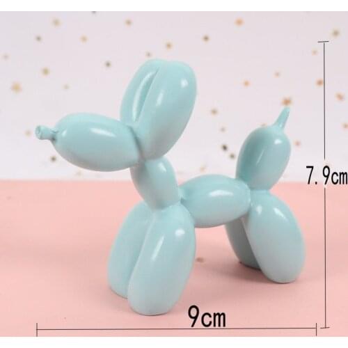 Sculpture Art living Figurine Balloon Dog Dessert Accessories Mat Animals modern Cake Statue Cute Party Shape Small