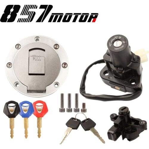 Motorcycles Ignition Switch Gas Cap Seat Key Lock Set For Yamaha XJR XJR1200 XJR1300 XJR400 FZ400