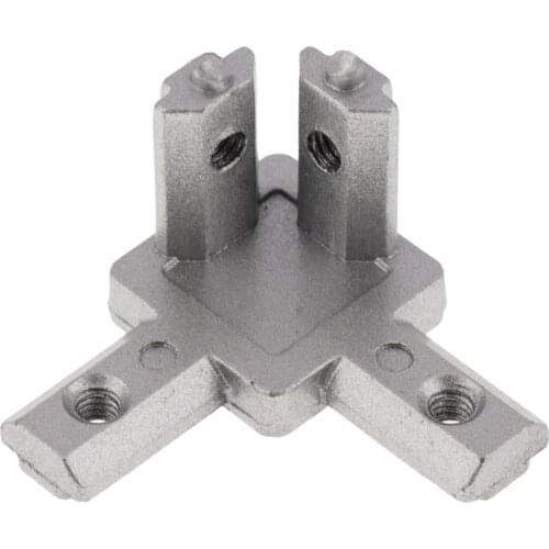 10x Aluminum Profile EU 2020 Series 3-way inside Corner Joint Connector