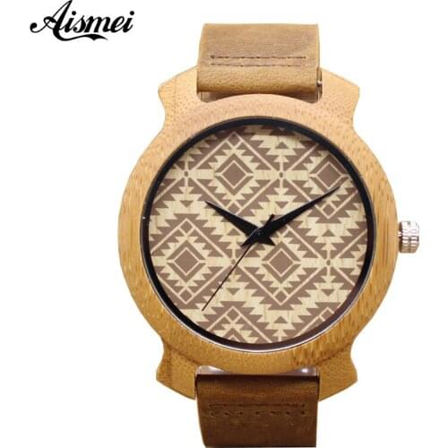 2018 Top Brand luxury Wood Watches Men Women Casual Bamboo Quartz Wristwatch Genuine Leather Strap Relogio Masculino Hombre