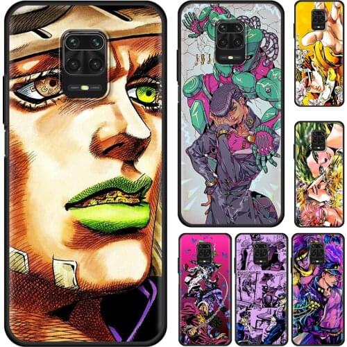 Anime JoJos Bizarre Adventure JoJo Cell Phone Case for Xiaomi Redmi Note 9S 9 8 10 Pro 7 8T 9C 10 9A 7A 8A K40 TPU Cover Coque
