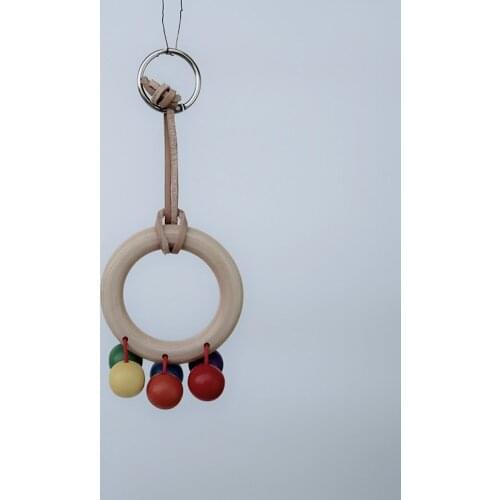Wooden Ring Bird Chew Bite Swing Toy Bird Products Pet Toy Accessories Cockatiel Parrot hang Toys BT018