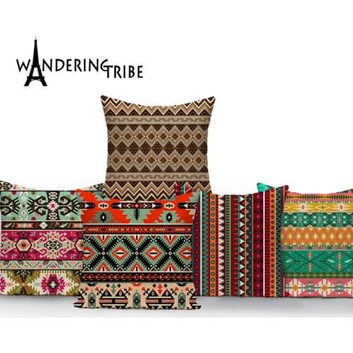 Geometric Pillow Case Cushions Decorative Comfortable Cover Cushion Pillowcase Morocco Home Cushions Colorful Cushion Covers