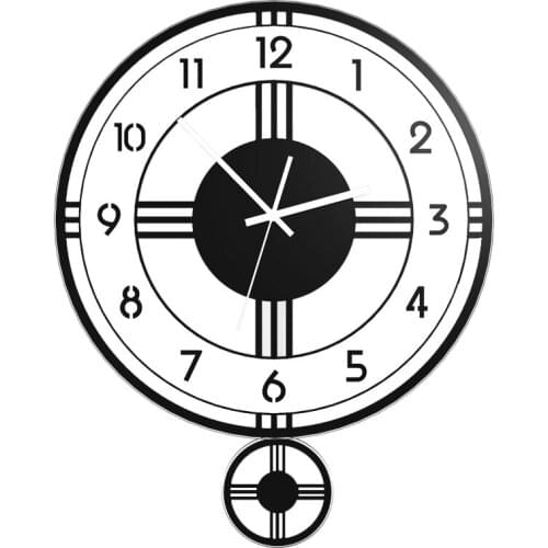 Quality Acrylic Clock Pendulum Modern Design Clock Creative Quartz Silent Watch Home Decor Live Room Horloge Free Shipping