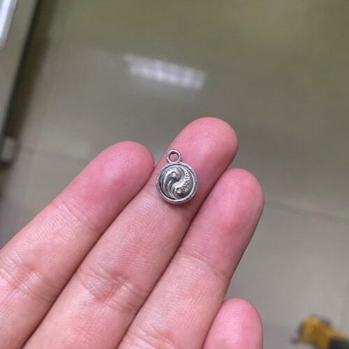 30pcs Yin Yang Connector Charms For Jewelry DIY Necklace Bracelet Key Chain Aesthetic Accessories Jewelry Making Supplies