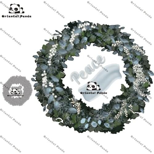 New Dies 2020 Camper Van Metal Peace Wreath Dies diy Dies photo album cutting die Scg new Die for 2021 craft fall decorne Flowe