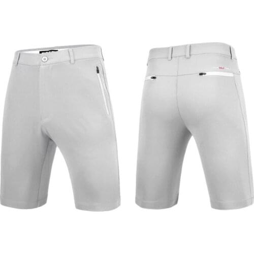 Golf Shorts for Men Sports Wear Elastic Cool Breathable White Gray Blue Navy