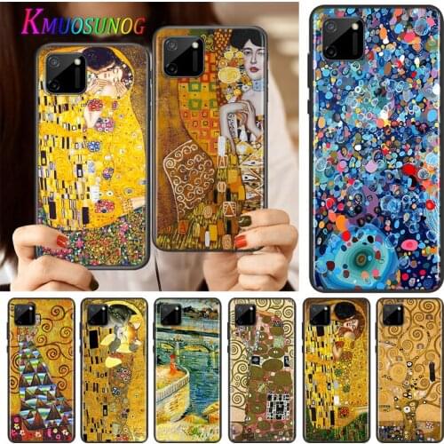 Kiss By Gustav Klimt Silicone Cover For Realme V15 X50 X7 X3 Superzoom Q2 C11 C3 7i 6i 6s 6 Global Pro 5G Phone Case