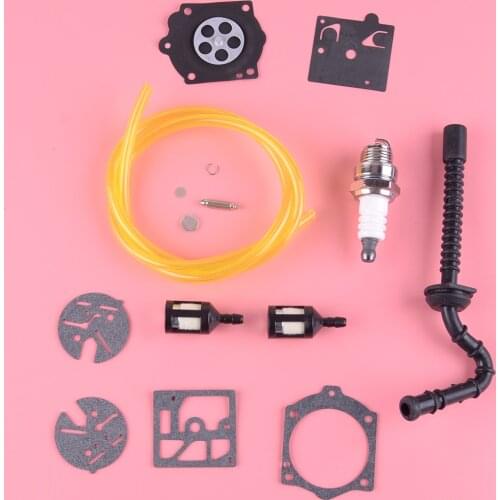 LETAOSK Fuel Filter Line Hose Fit for Stihl 015 015AV 015L Spark Plug Carburetor Repair Kit Replacement