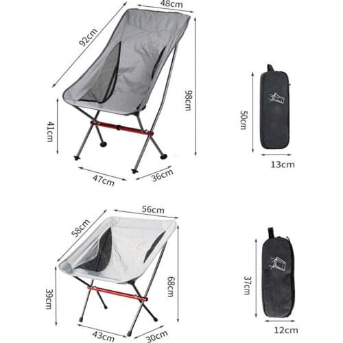 Outdoor Fishing Chair Aluminum Alloy Portable Folding Oxford Cloth Chair Camping Chair Durable Hold Up To 330lbs A Decent Gift
