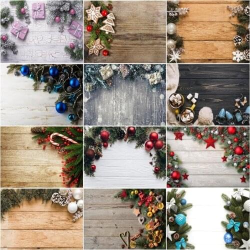 Vinyl Custom Christmas Backdrop for Photography Christmas Gift Photo Backgrounds Photocall Props 210317STY-03