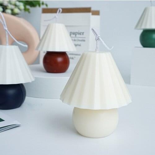 3D Table Lamp Forms for Candles Silicon Mold Candle Shape Handmade Scented Candle Making Lampion DIY Mould Epoxy Resin Molds